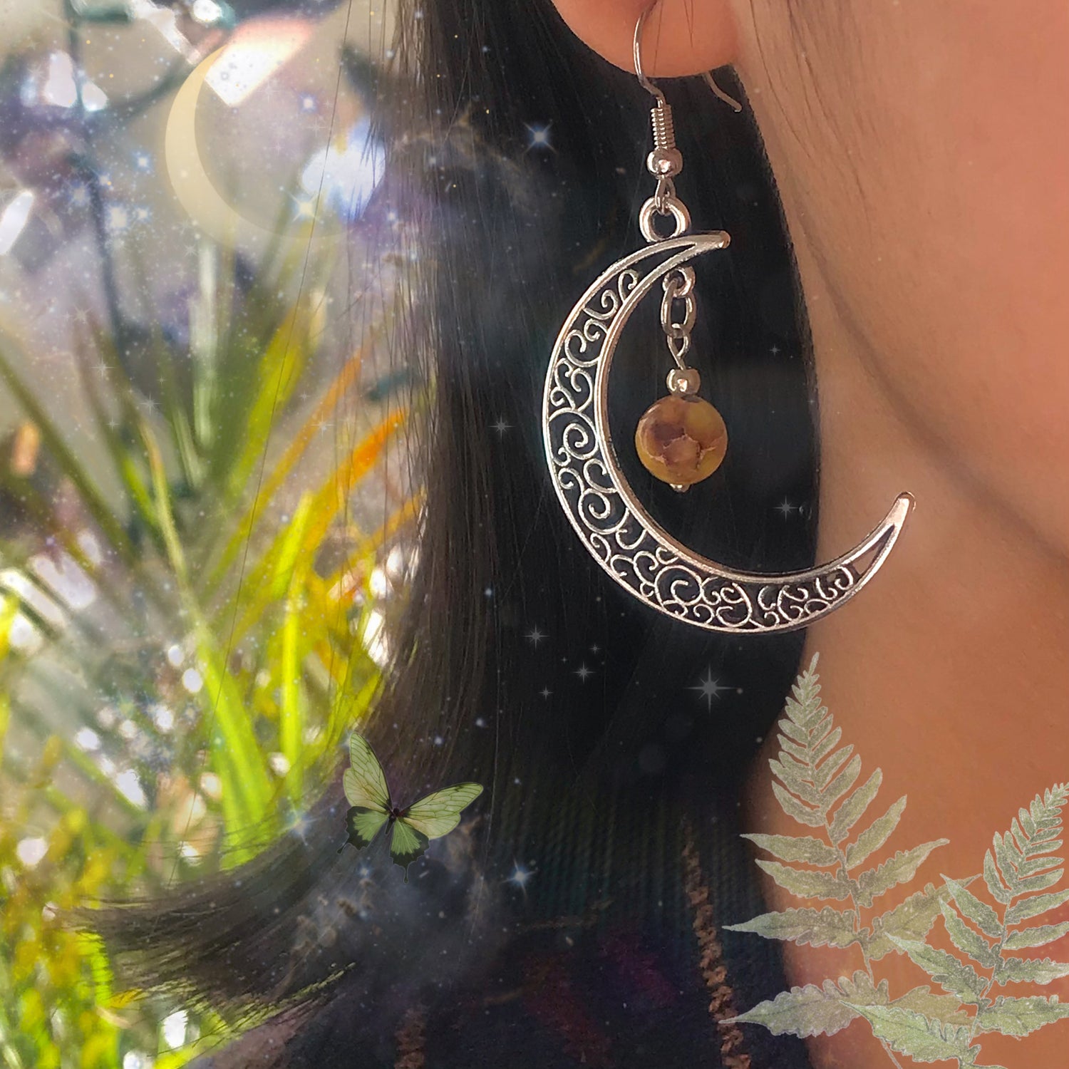 matchamai: Jupiter's Moon Earrings