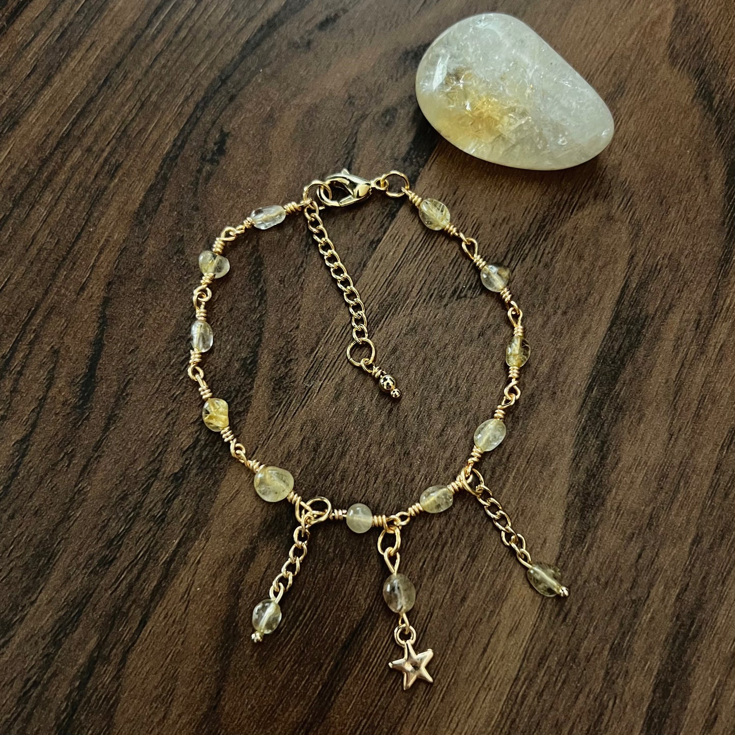 Citrine Star Bracelet