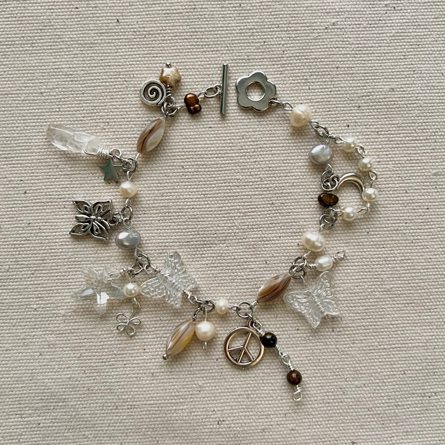 Dandelion Charm Bracelet