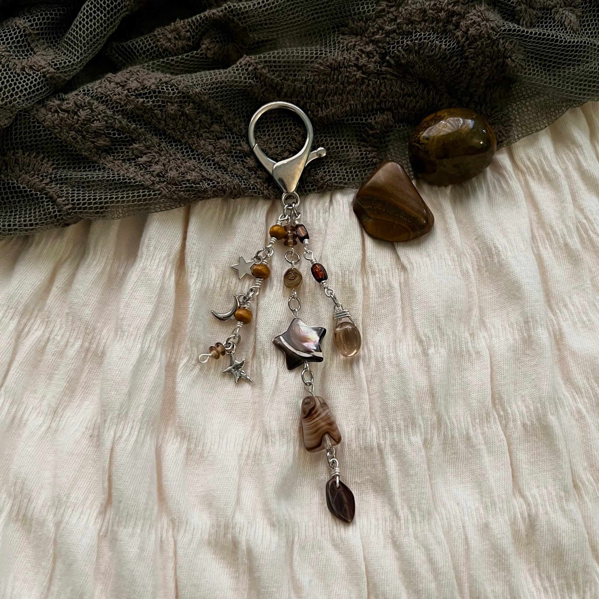 iced mocha keychain