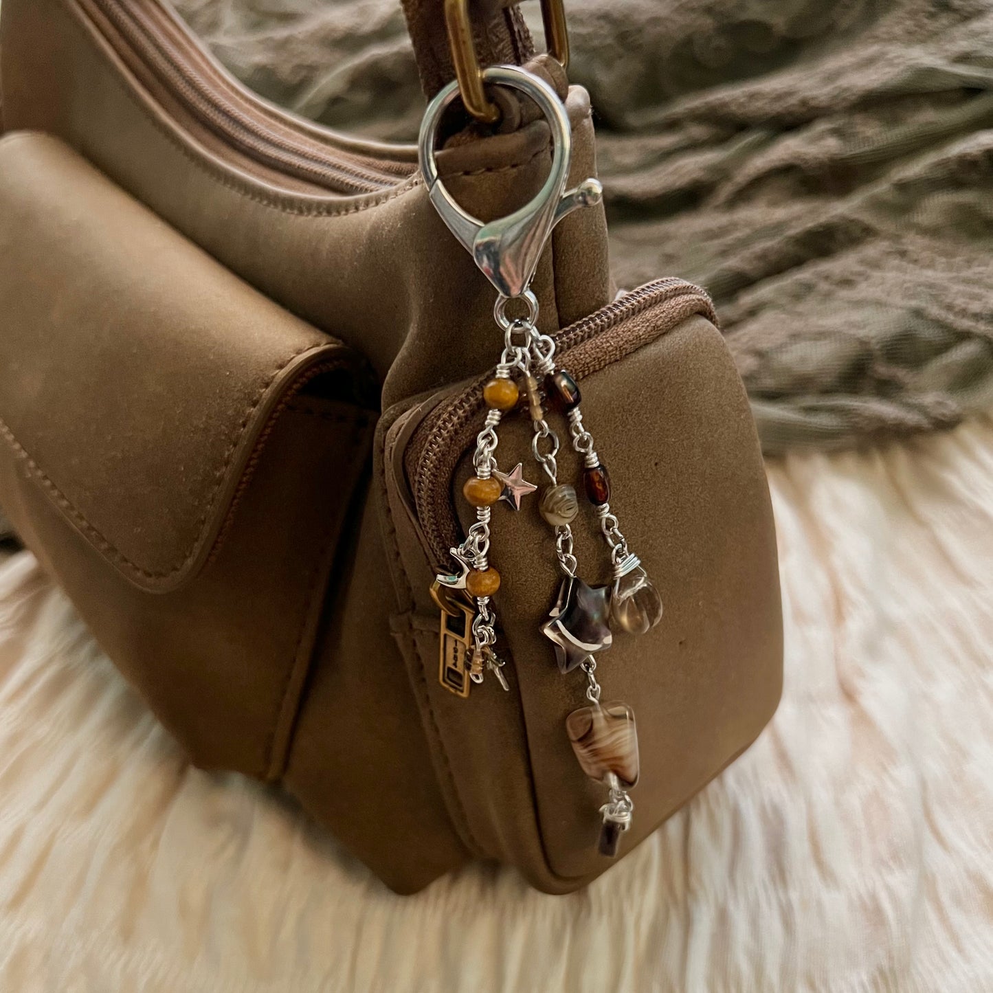 iced mocha keychain