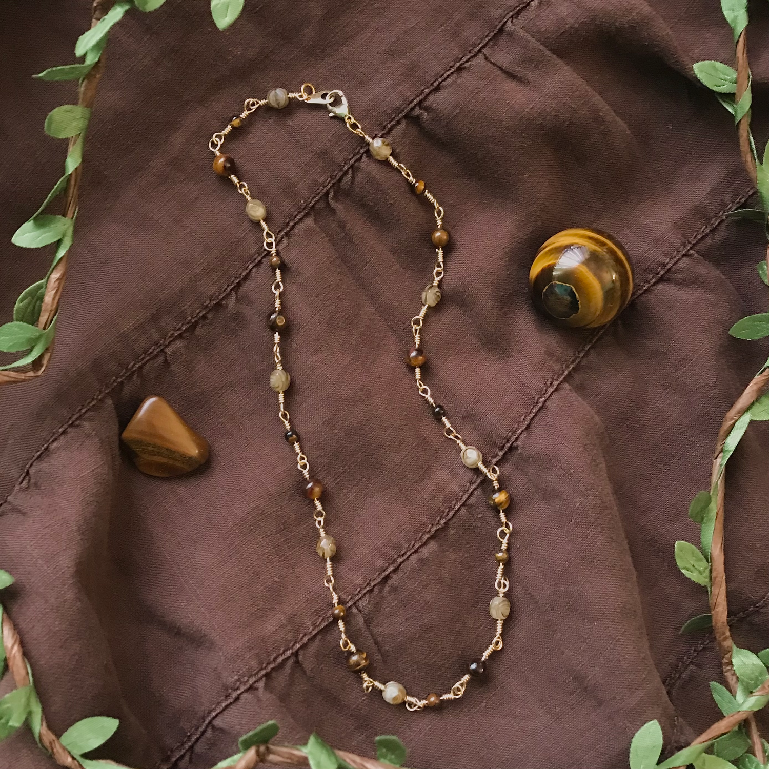 matchamai: Custom Tiger's Eye Necklace