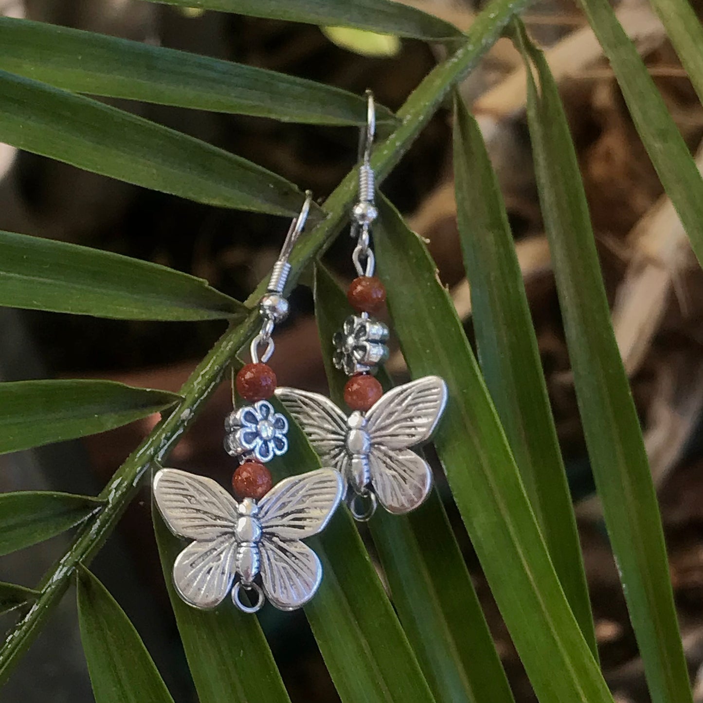 Antique Butterfly Earrings