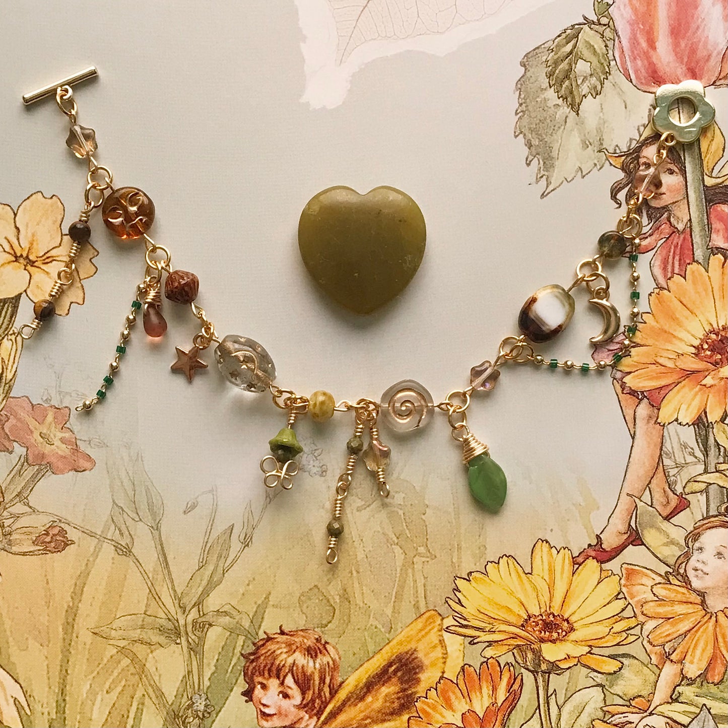 Dirty Matcha Charm Bracelet