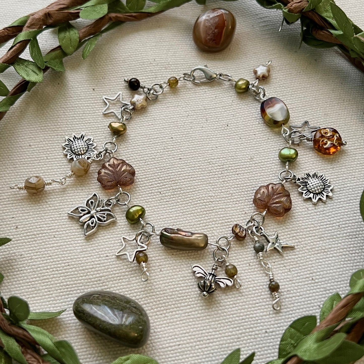 Moss Charm Bracelet