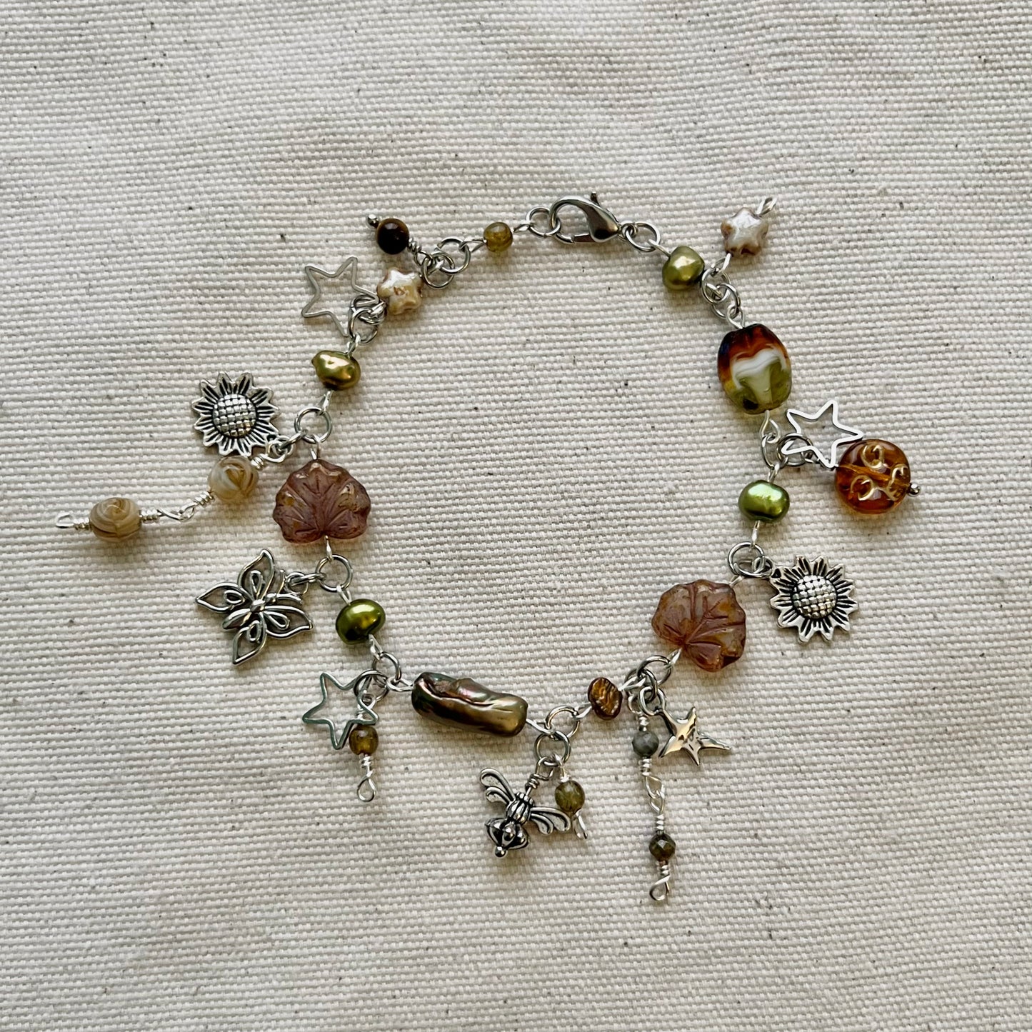 Moss Charm Bracelet