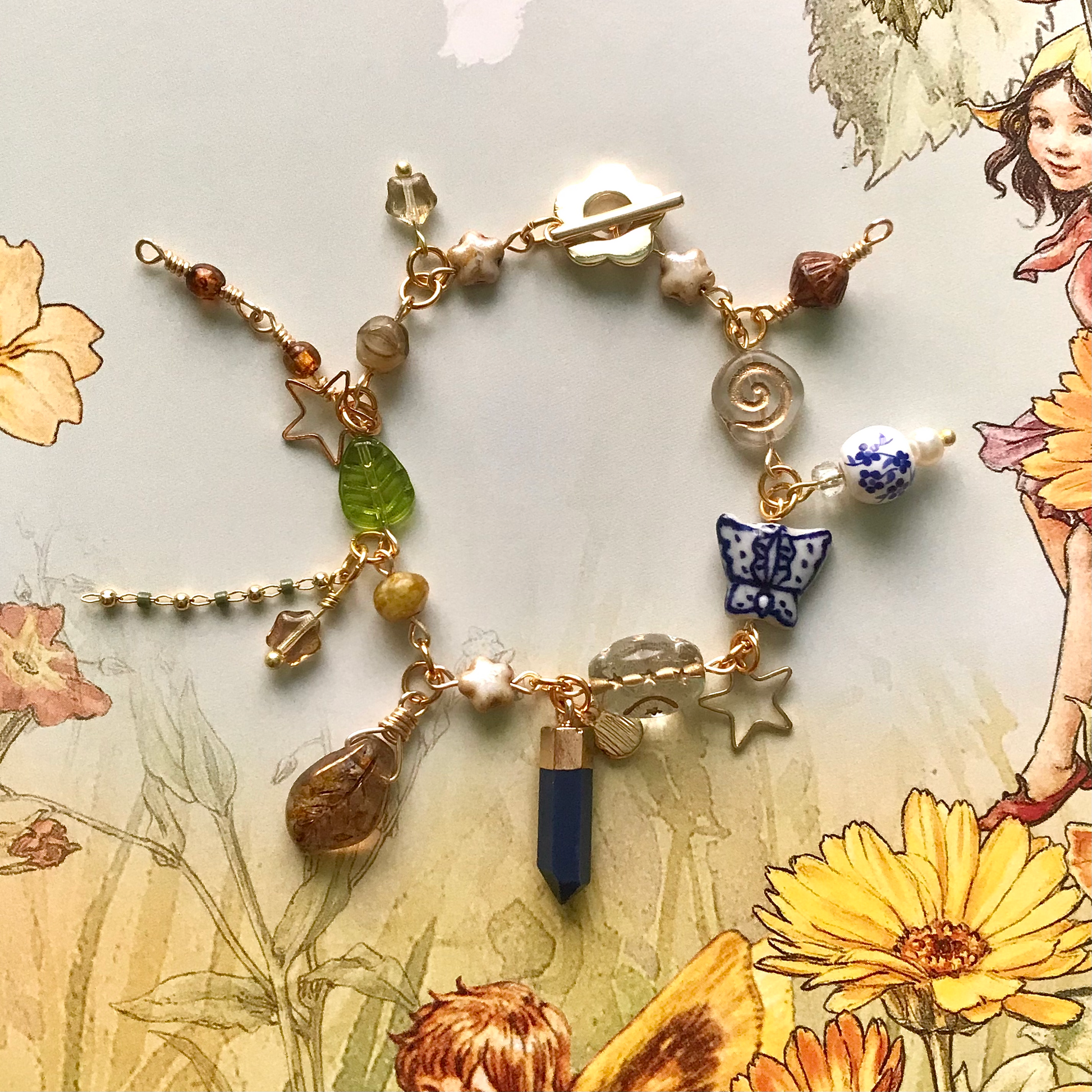 Picnic Charm Bracelet