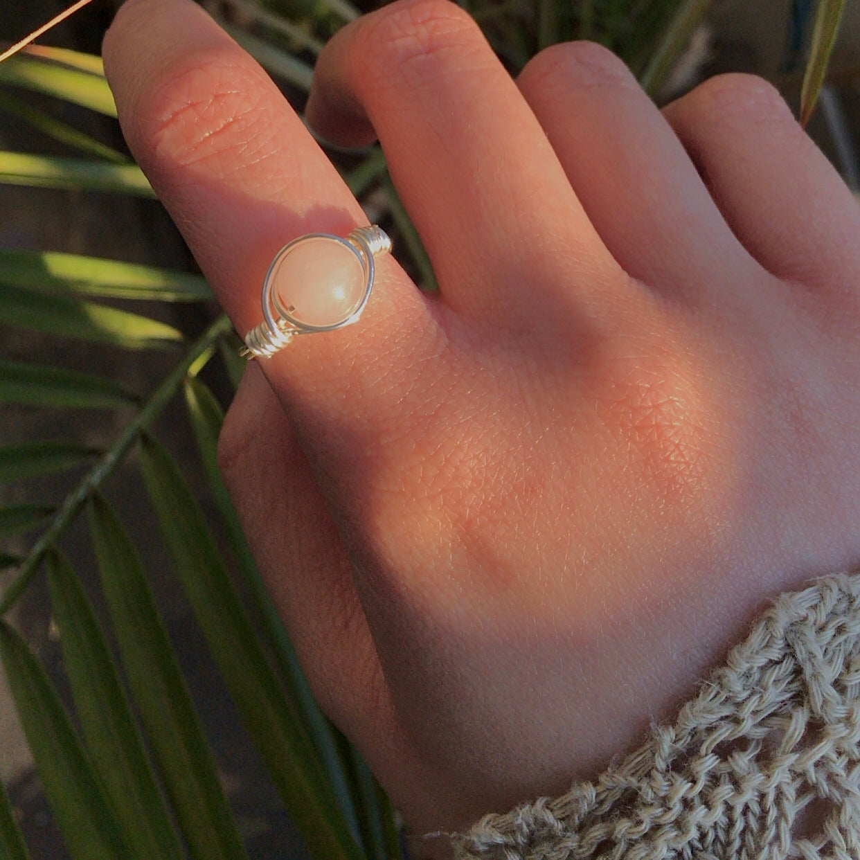 Rose Quartz Ring